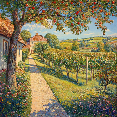Landscape Dot Canvas